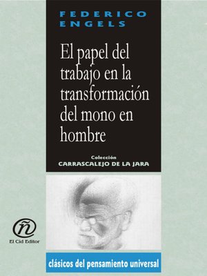 cover image of El papel del trabajo en la transformación del mono en hombre